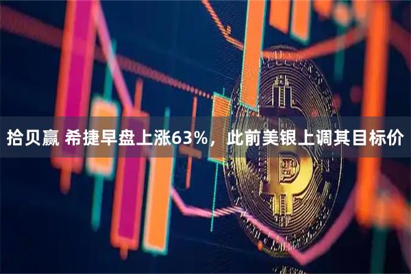 拾贝赢 希捷早盘上涨63%，此前美银上调其目标价