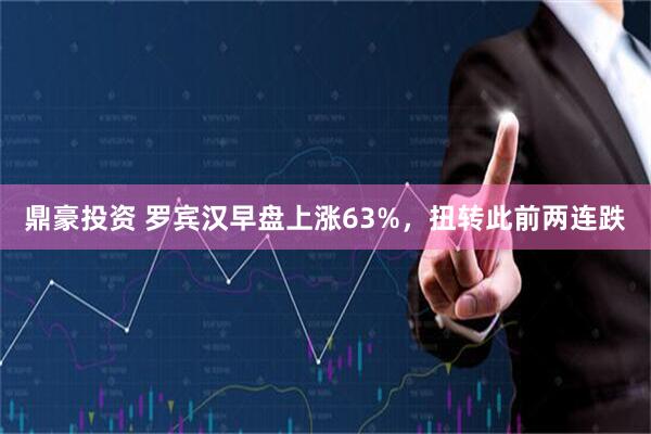 鼎豪投资 罗宾汉早盘上涨63%，扭转此前两连跌